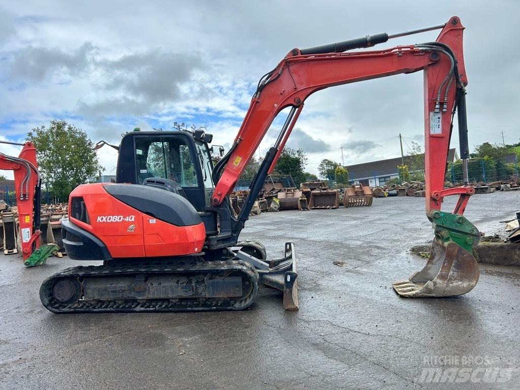 Kubota KX080-4 Средни екскаватори 7т - 12т