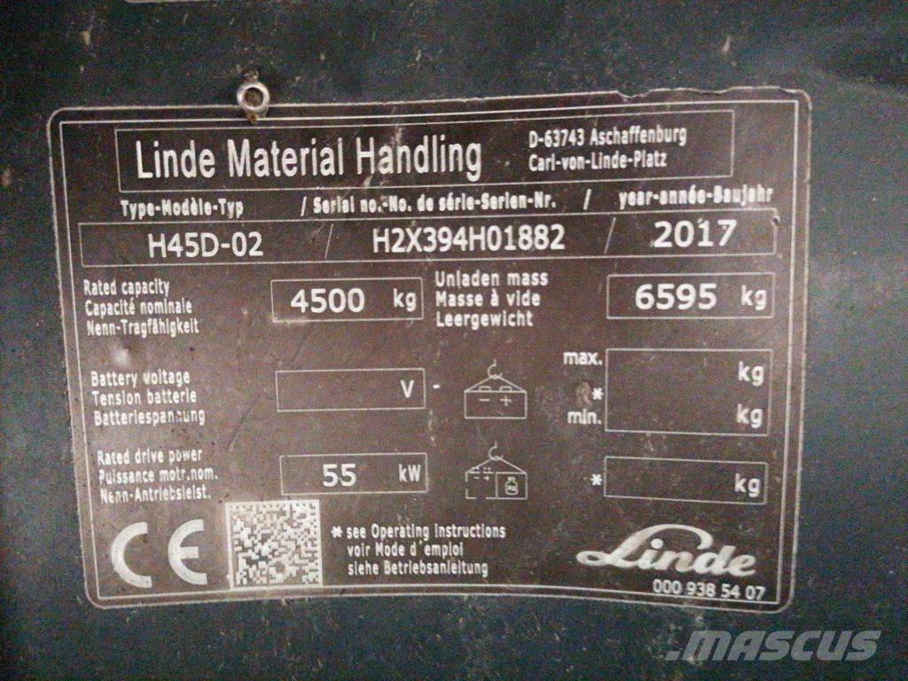 Linde H45D-02 Дизелови камиони