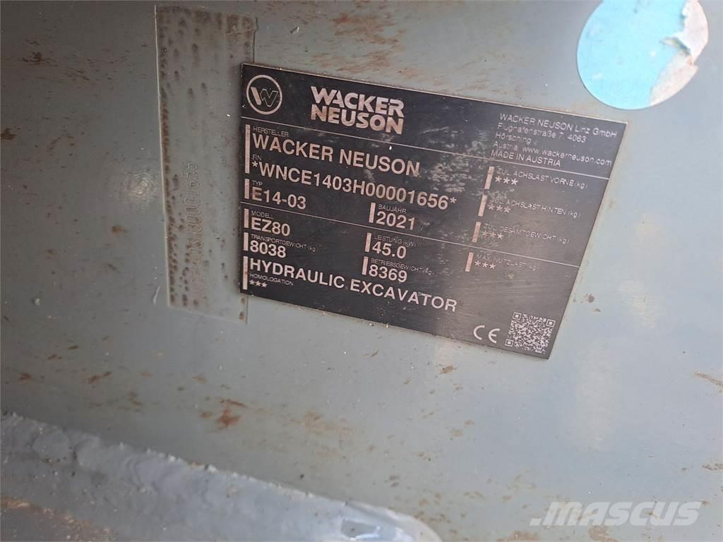 Wacker Neuson EZ80 Верижен екскаватор
