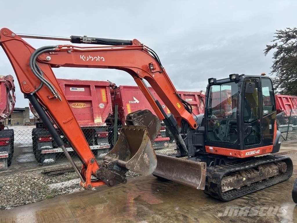 Kubota KX 080-4 Средни екскаватори 7т - 12т