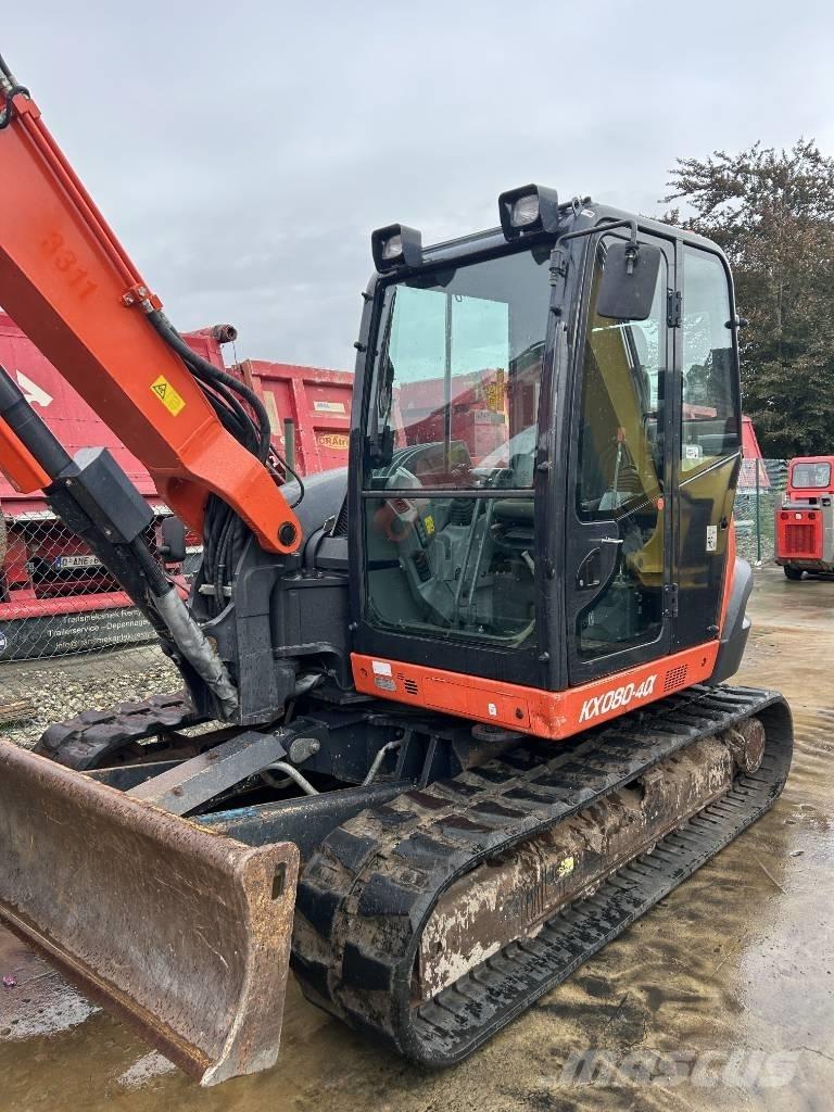 Kubota KX 080-4 Средни екскаватори 7т - 12т