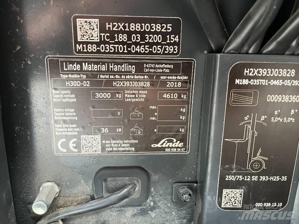 Linde H30D-02 Дизелови камиони