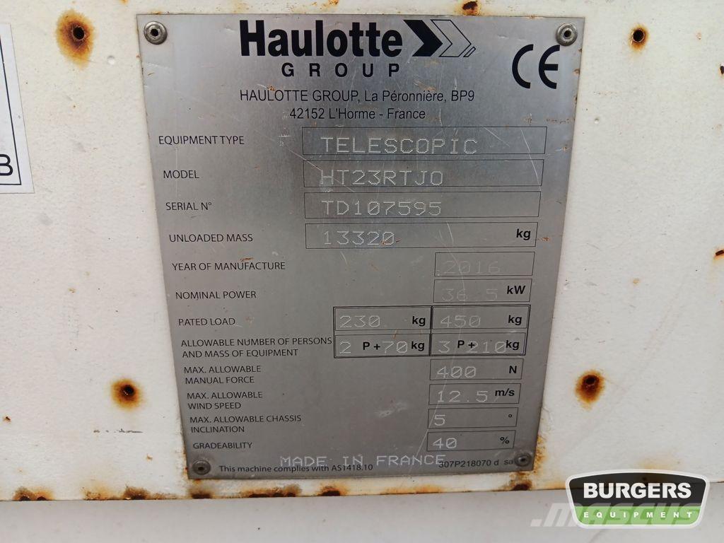 Haulotte HT23RTJO Телескопични повдигачи
