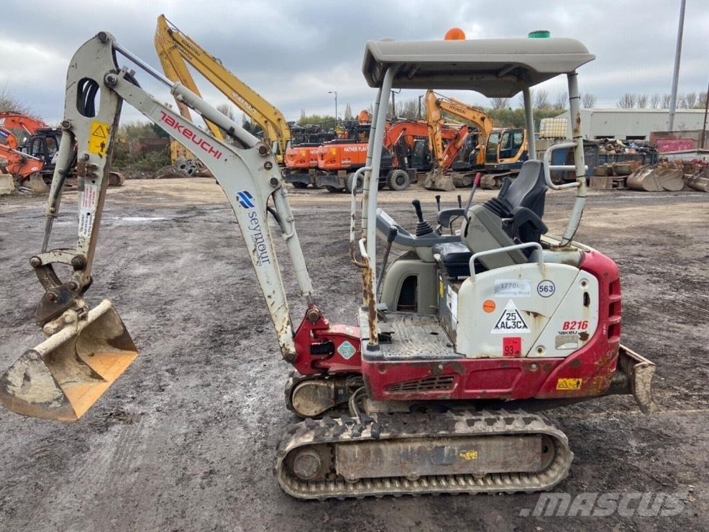 Takeuchi TB 216 Мини екскаватори < 7 т