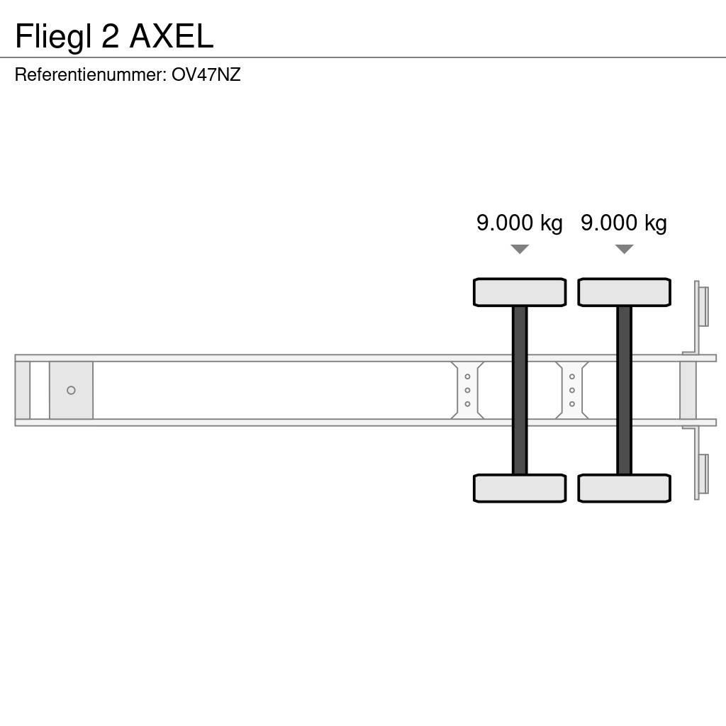Fliegl 2 AXEL Нискотоварни полуремаркета
