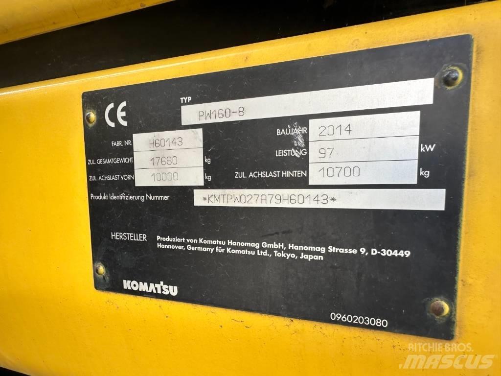 Komatsu PW 160-8 Колесни екскаватори