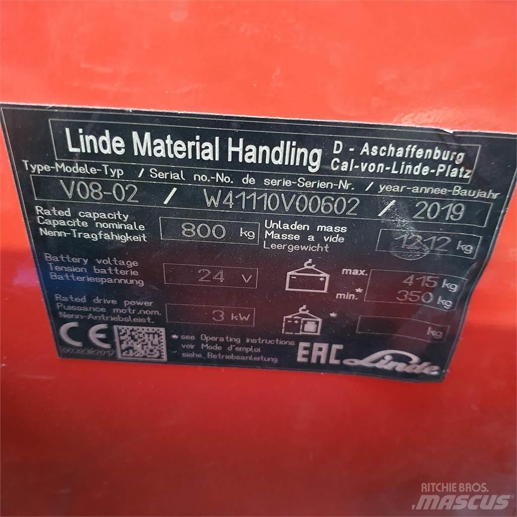 Linde V08-02 Машини за комисиониране средноповдигачи