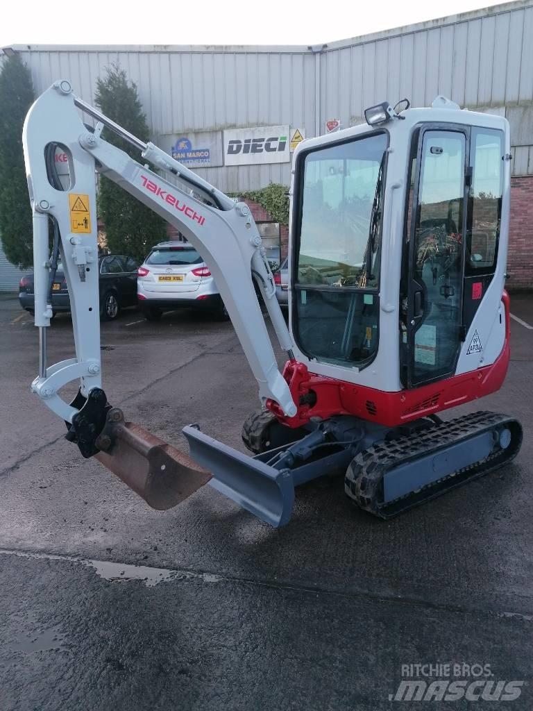 Takeuchi TB216 Мини екскаватори < 7 т