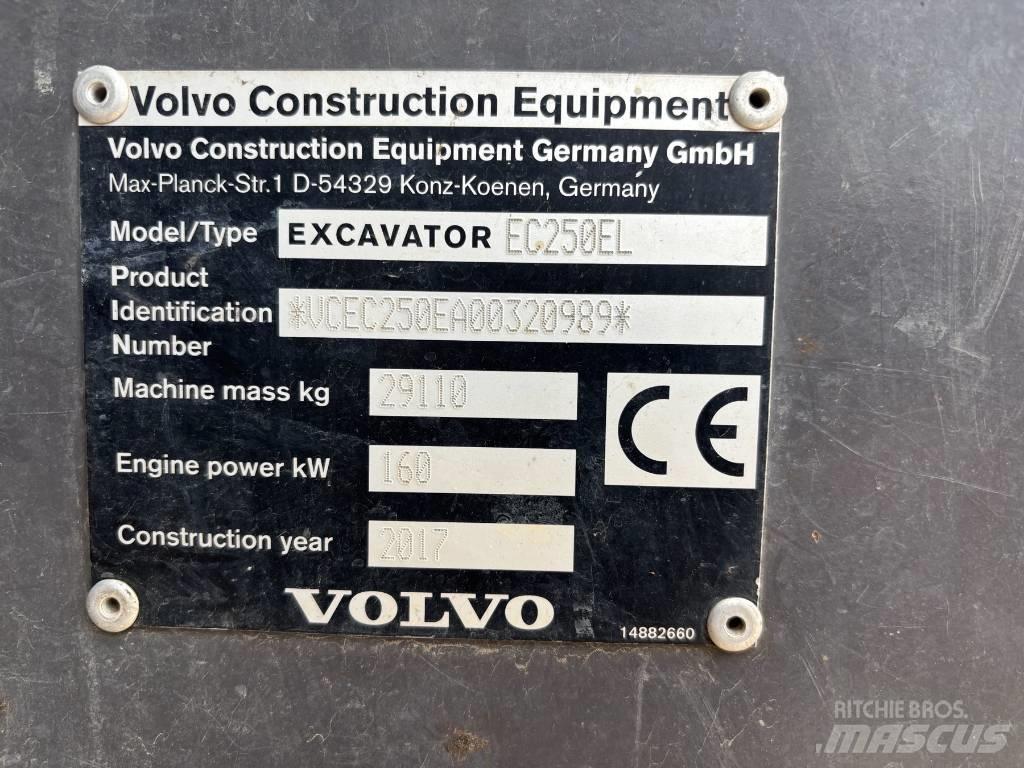 Volvo EC 250 EL Верижен екскаватор