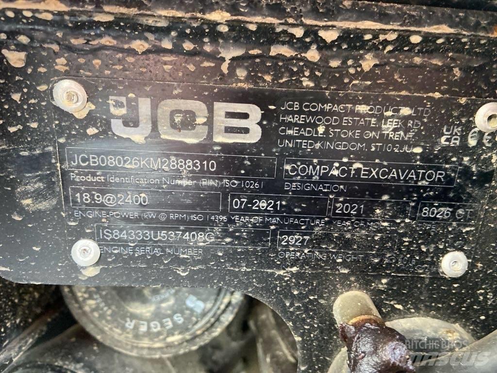 JCB 8026CTS Верижен екскаватор