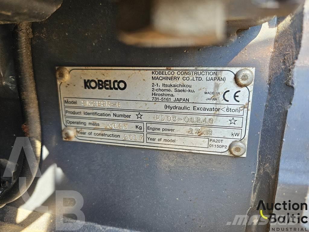 Kobelco SK28SR-6 Мини екскаватори < 7 т