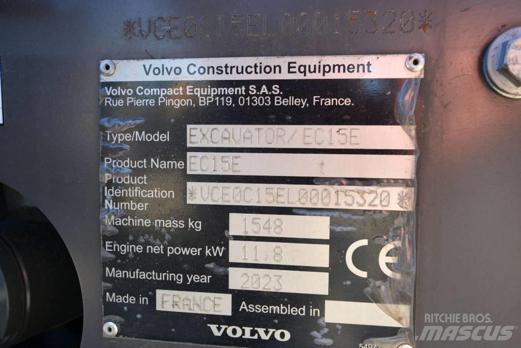 Volvo EC 15 E Мини екскаватори < 7 т