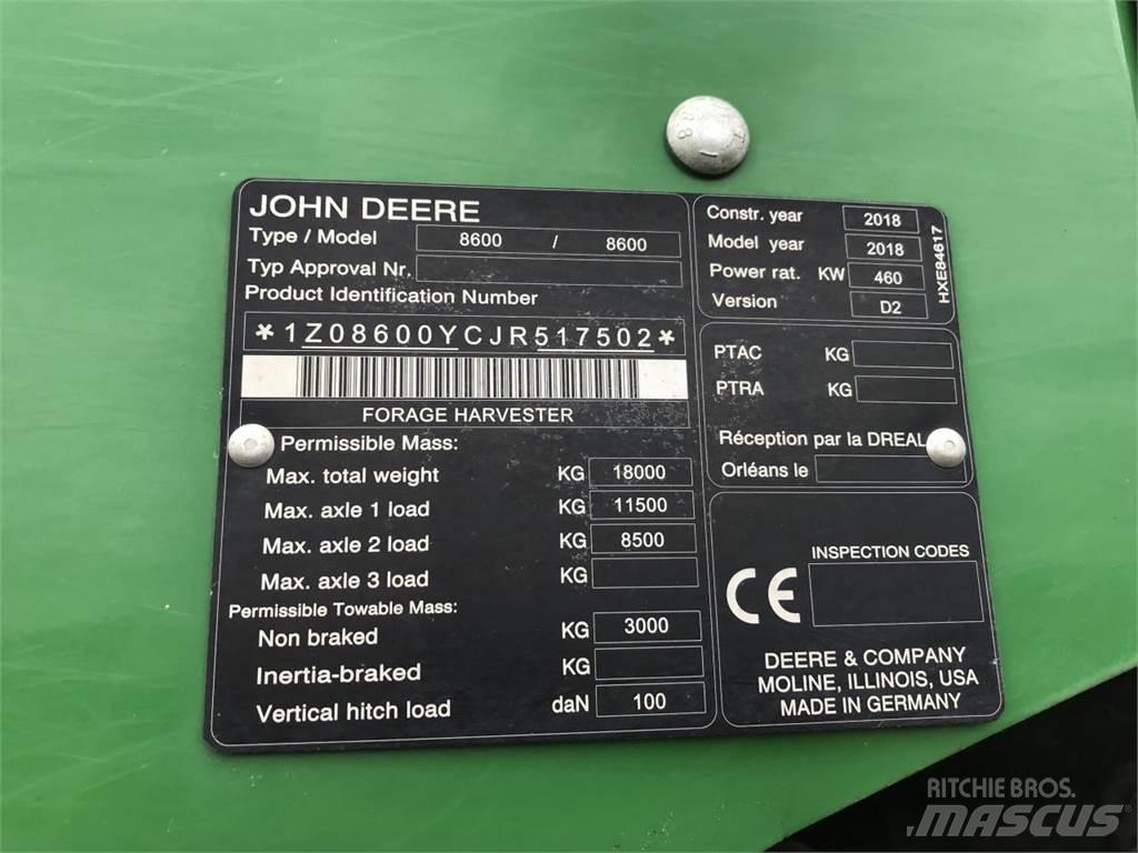 John Deere 8600 Самоходни фуражири