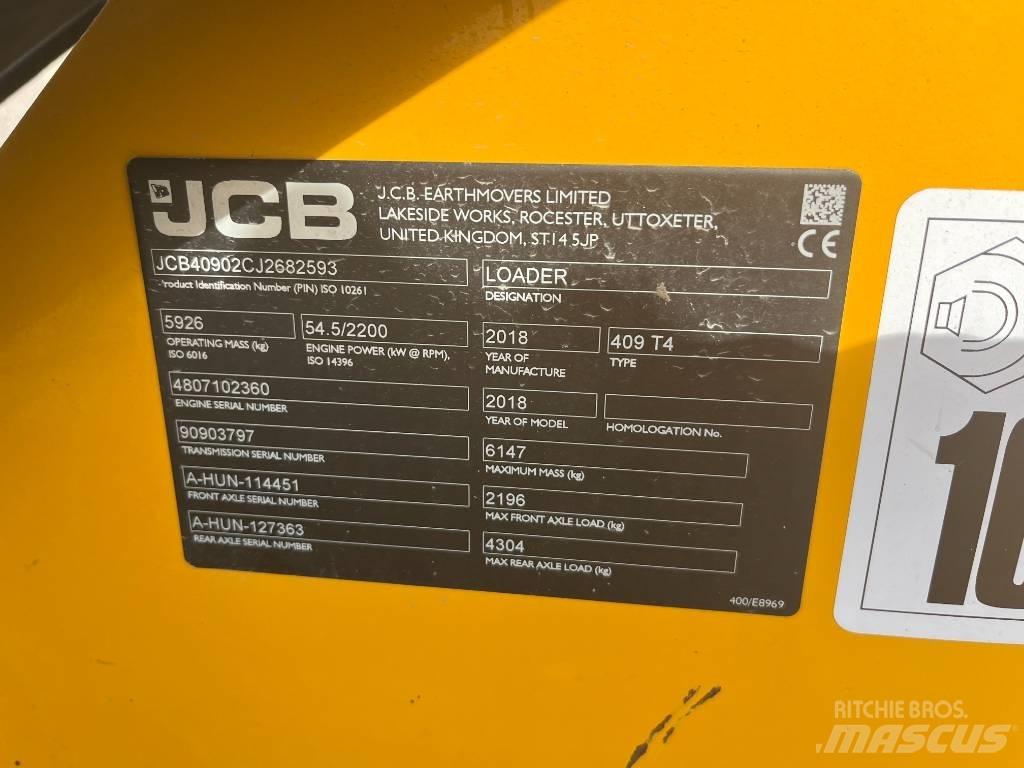 JCB 409 T4 Колесни товарачи