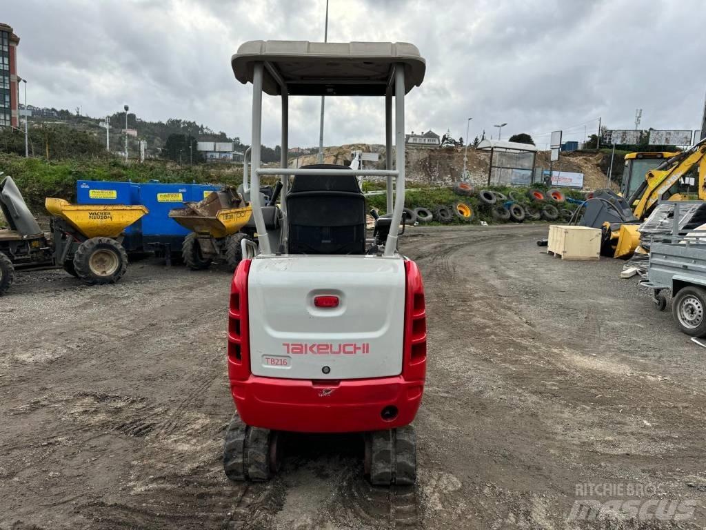 Takeuchi TB 216 Мини екскаватори < 7 т