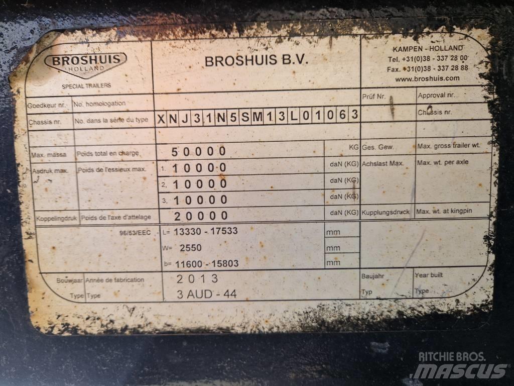 Broshuis Brønntralle Нискотоварни полуремаркета

