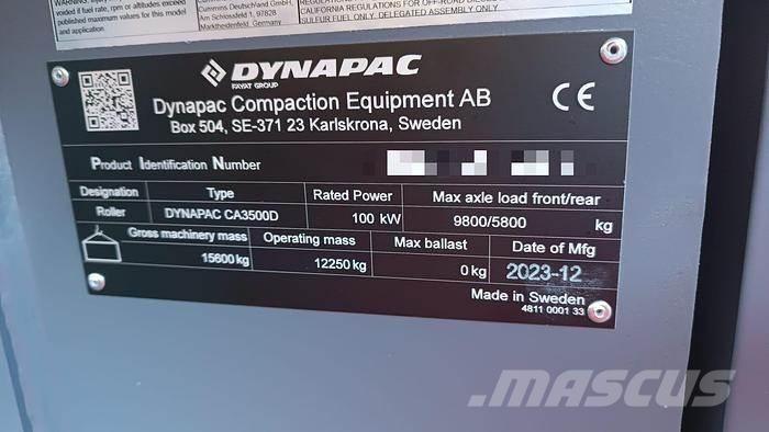 Dynapac CA3500D Други ролки
