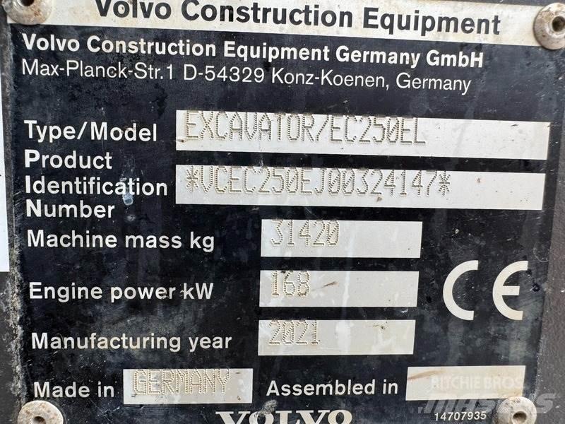 Volvo EC 250 EL Верижен екскаватор