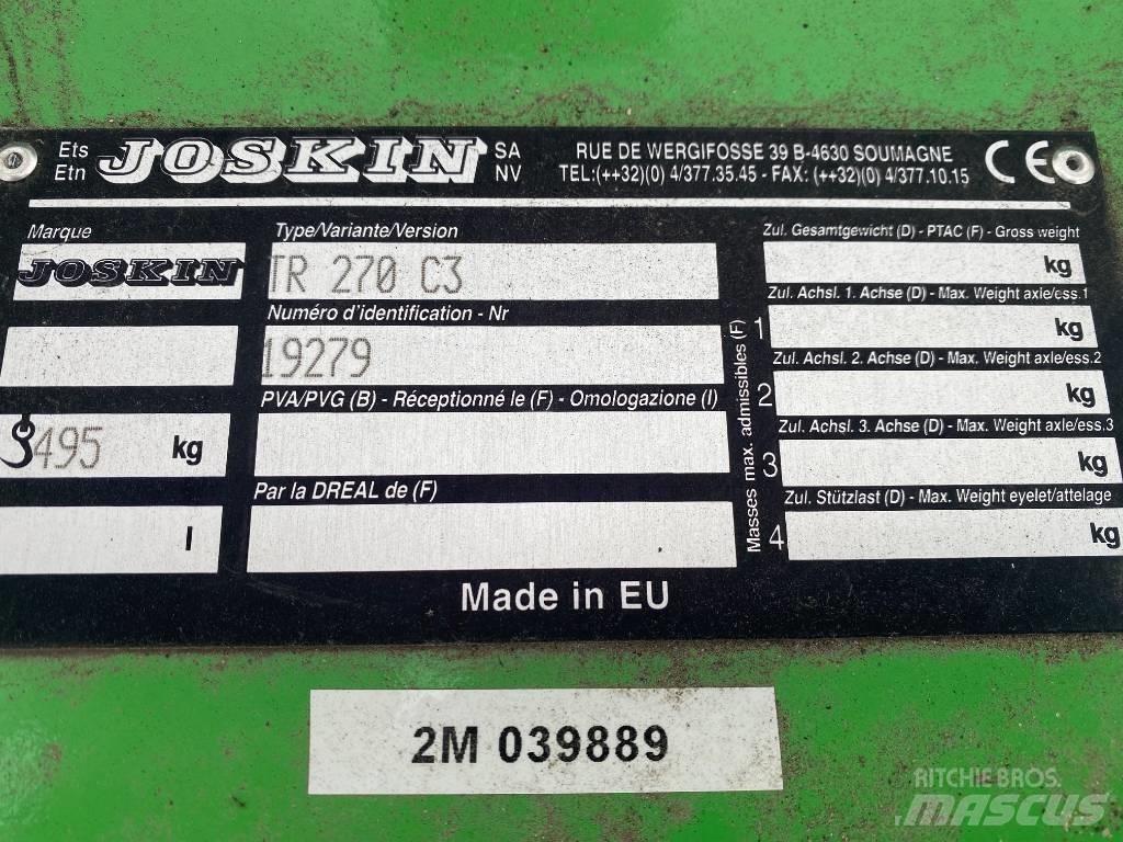 Joskin TR 270 C3 Стъблорезачки