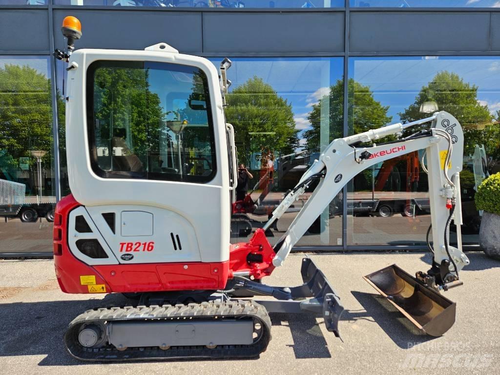 Takeuchi tb216 Мини екскаватори < 7 т