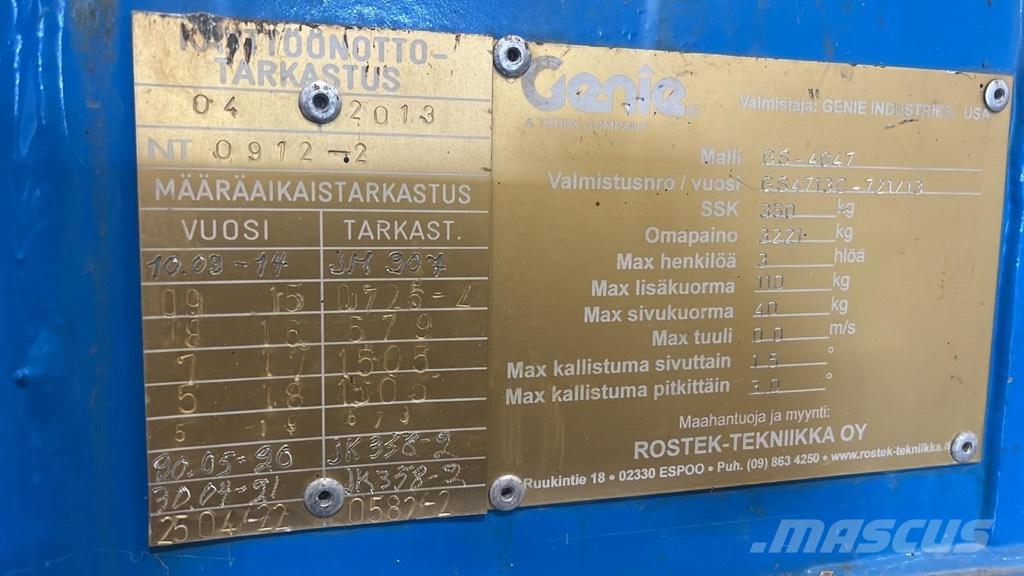 Genie GS 4047 Ножични работни платформи