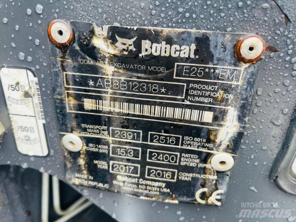 Bobcat E 25 Мини екскаватори < 7 т