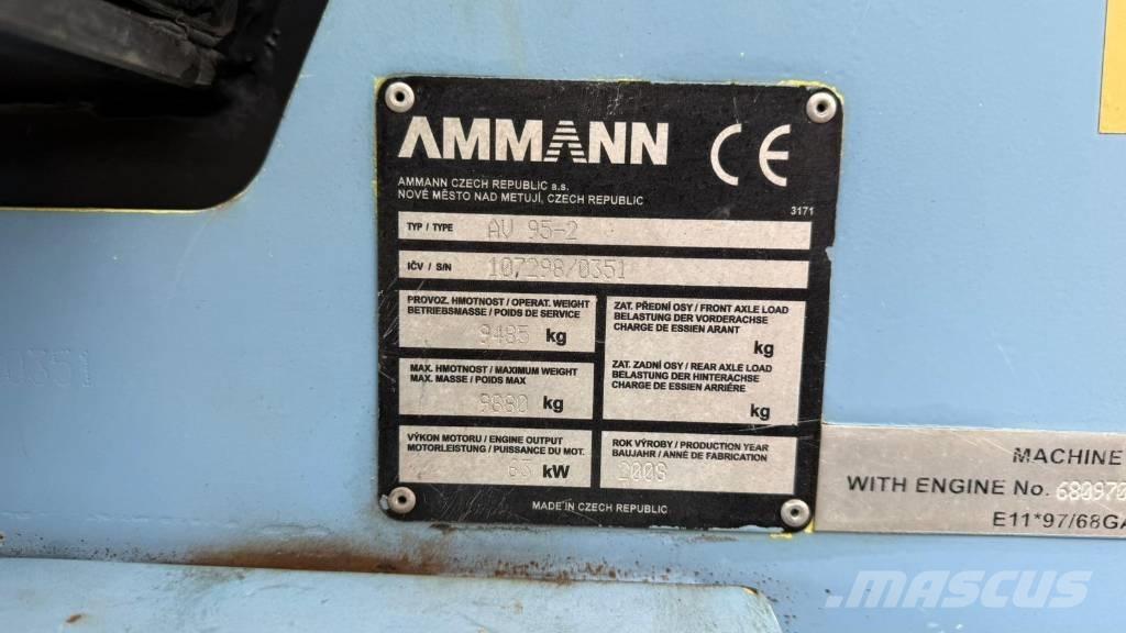 Ammann AV  95-2 Двойни барабанни ролки
