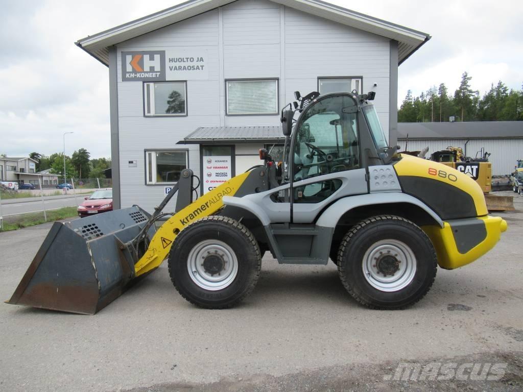 Kramer 880 2 x KAUHA Колесни товарачи