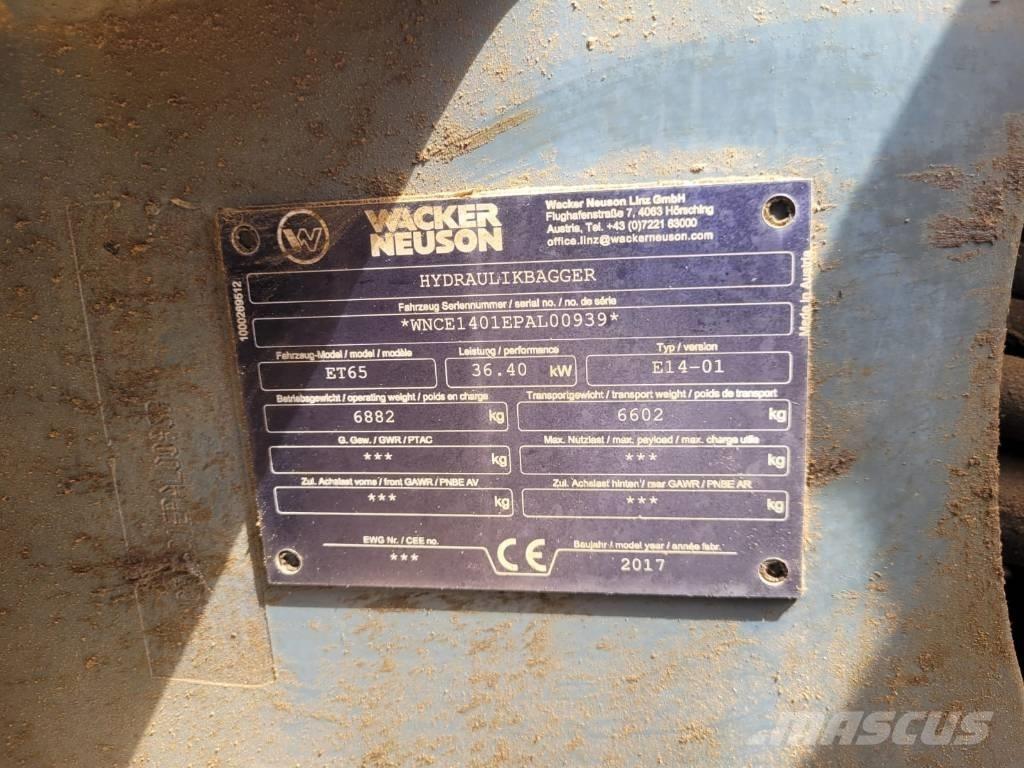 Neuson ET 65 Мини екскаватори < 7 т