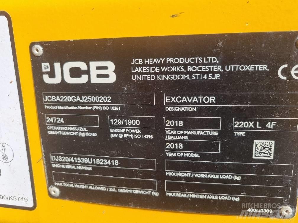 JCB 220 XL 4F Верижен екскаватор