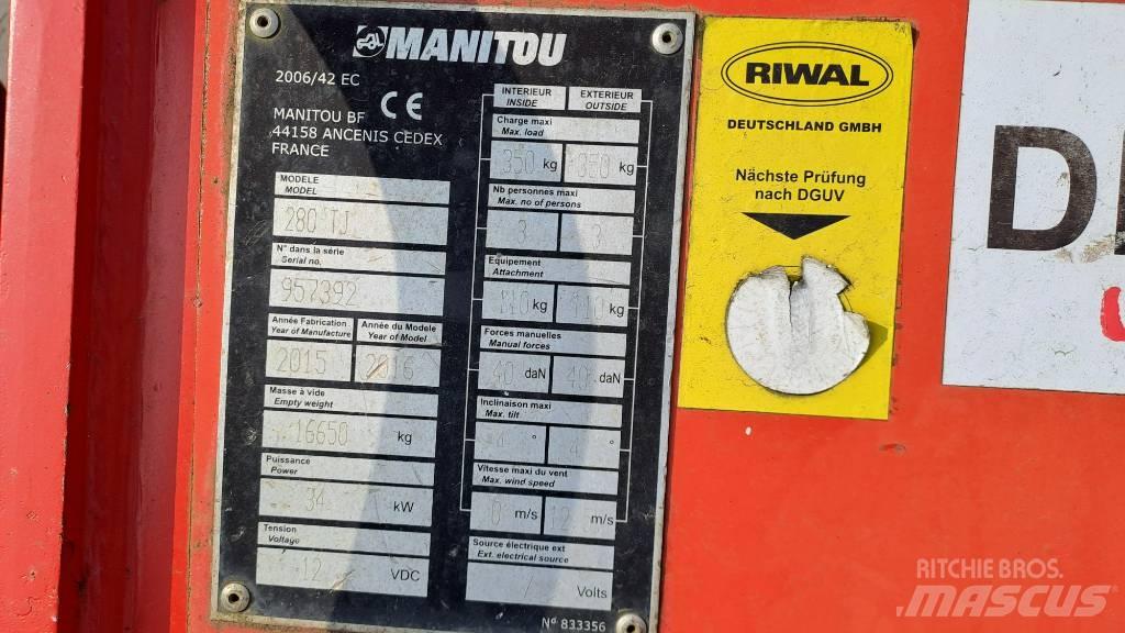 Manitou 280TJ Телескопични повдигачи
