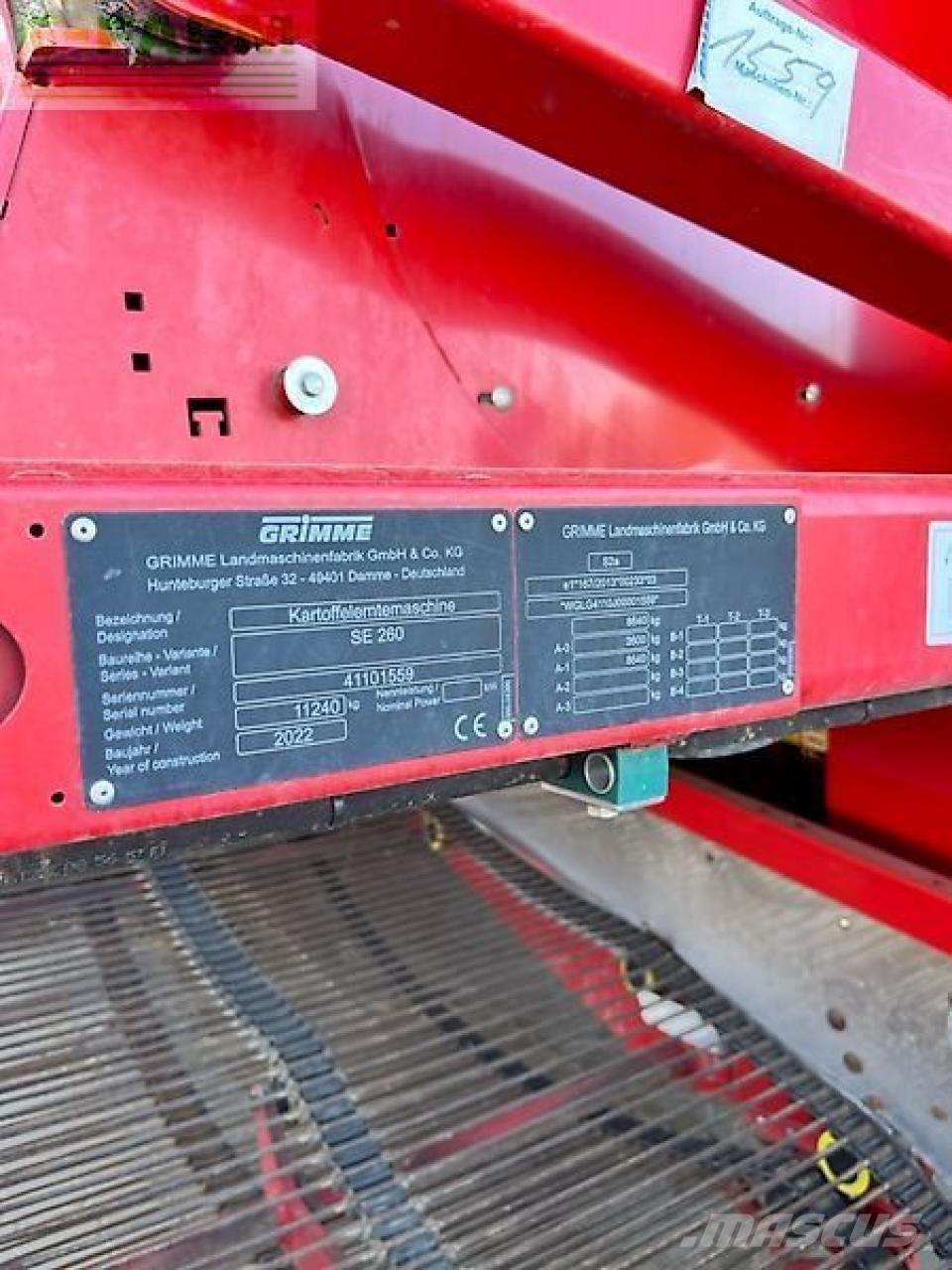 Grimme se260 Комбайни за картофи и копачи