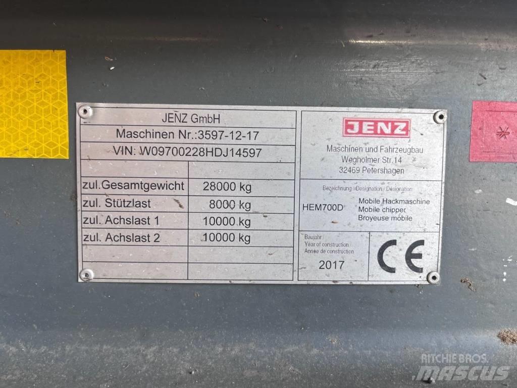 JENZ HEM 700 D Дробилки за клони