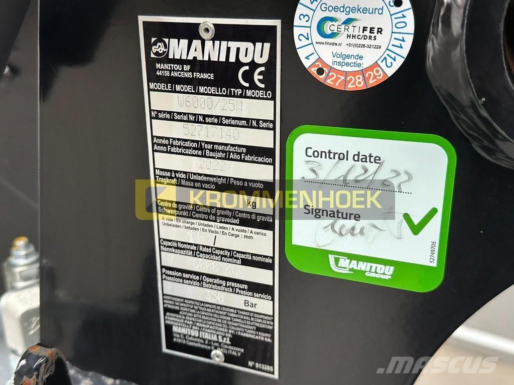 Manitou W6000 Телескопични товарачи