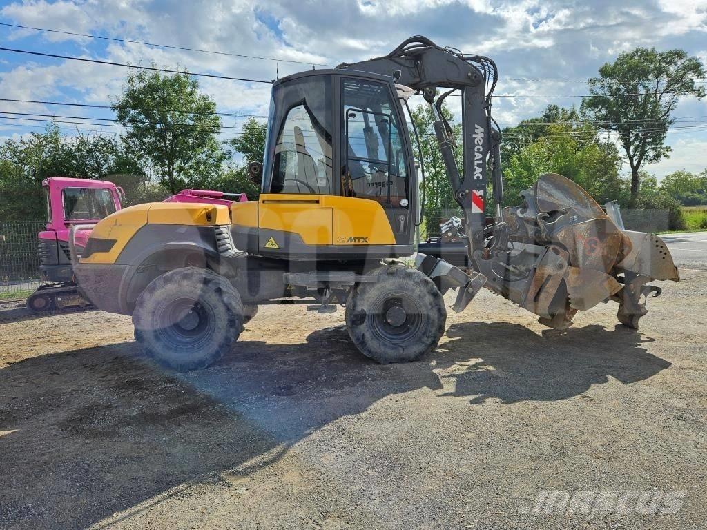 Mecalac 12 MTX Колесни екскаватори