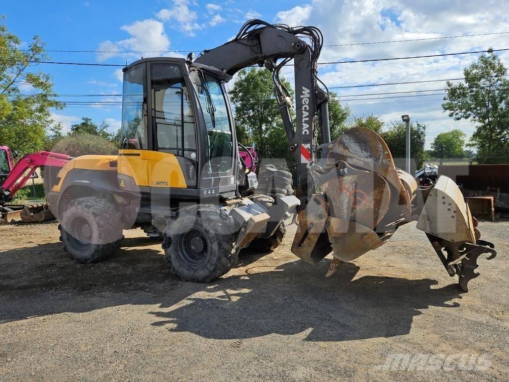 Mecalac 12 MTX Колесни екскаватори