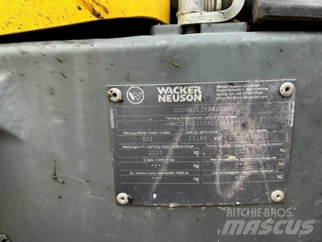 Wacker Neuson 803 Мини екскаватори < 7 т