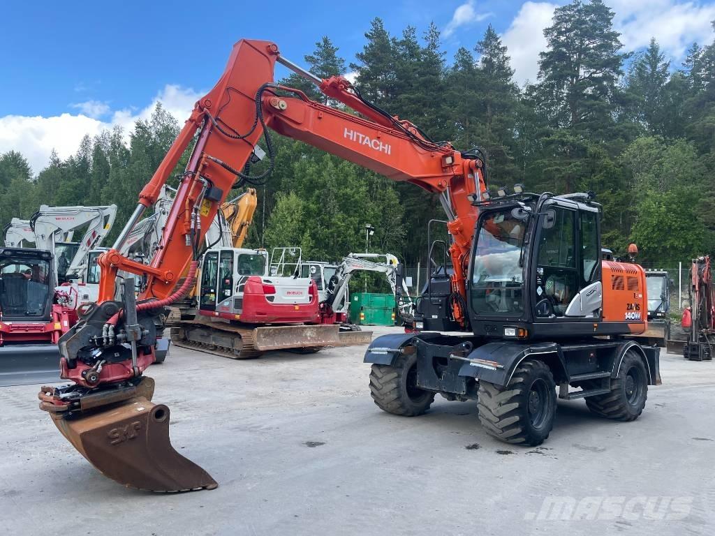 Hitachi 140W Колесни екскаватори