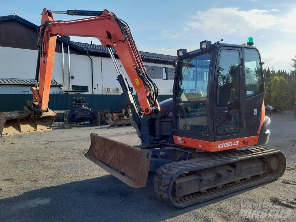 Kubota KX 080-4 Средни екскаватори 7т - 12т