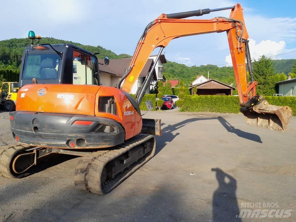 Kubota KX 080-4 Средни екскаватори 7т - 12т
