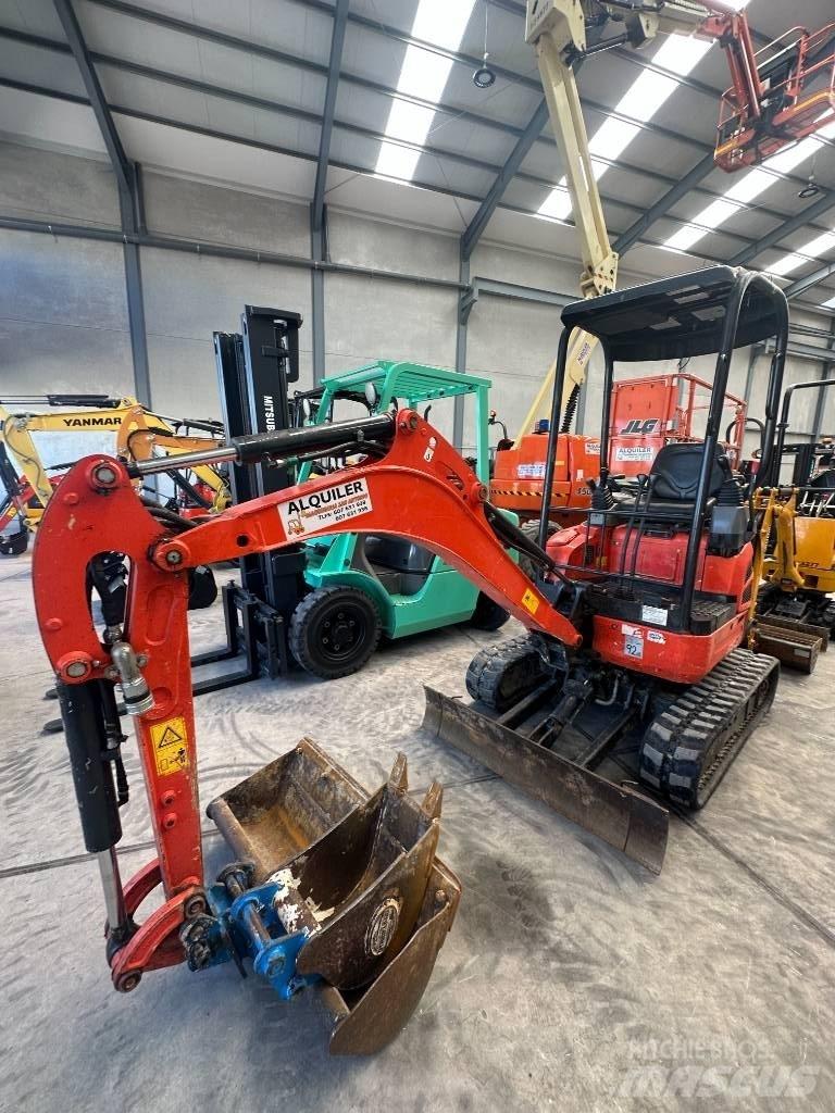 Kubota U 17-3 Мини екскаватори < 7 т