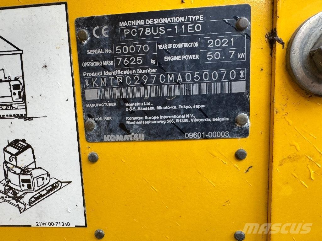 Komatsu PC 78 US Средни екскаватори 7т - 12т