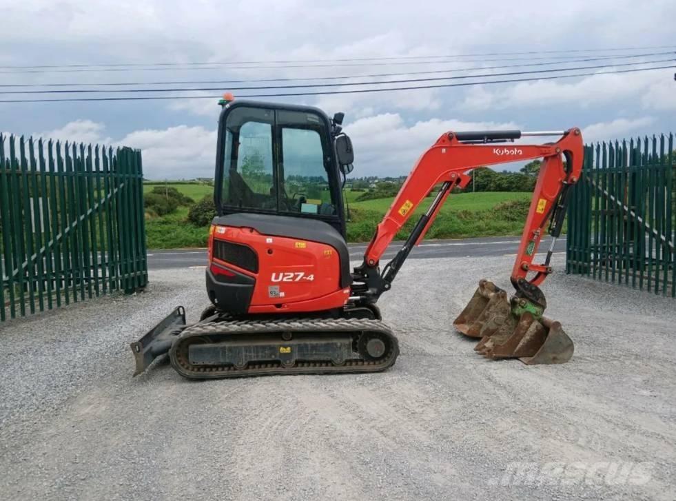Kubota U 27-4 Мини екскаватори < 7 т