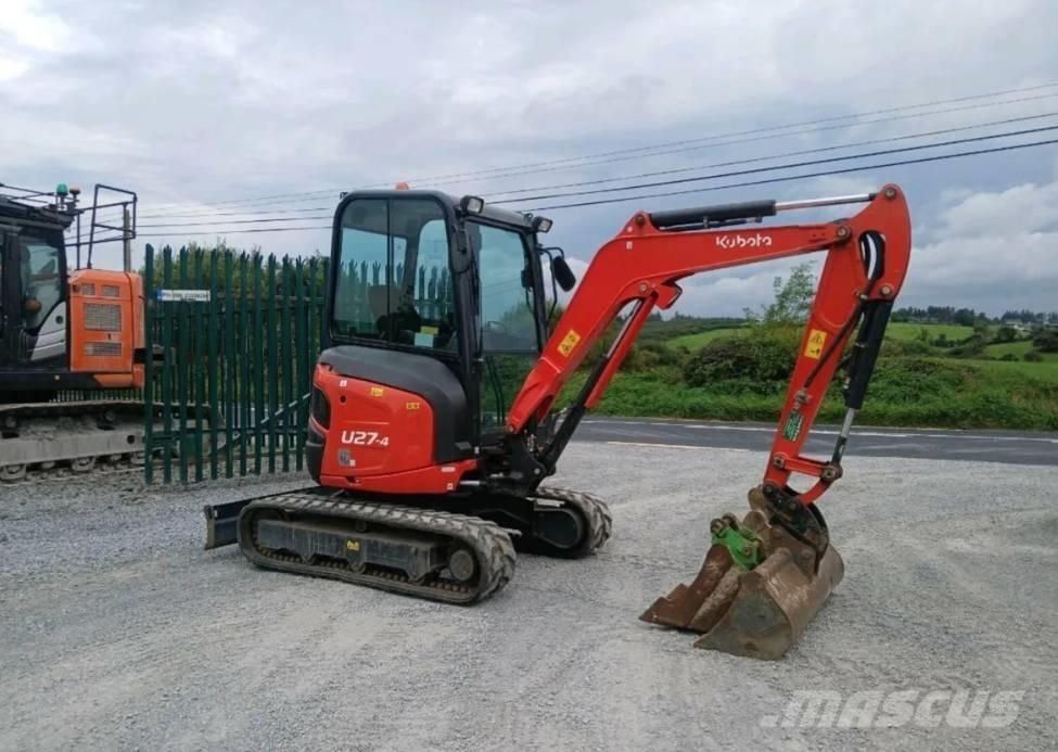 Kubota U 27-4 Мини екскаватори < 7 т