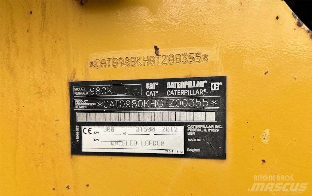 CAT 980 K Колесни товарачи