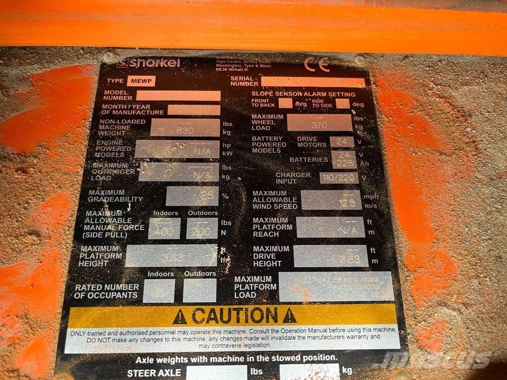 Snorkel TM 12 Вертикални мачтови повдигачи
