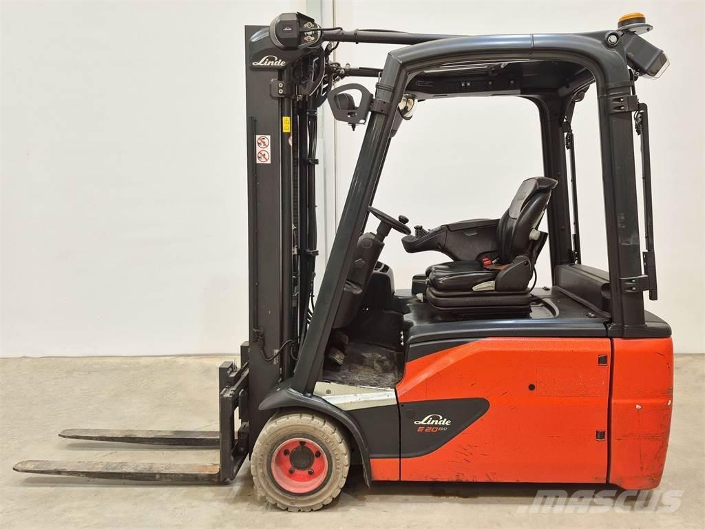 Linde E20L 02 386 Електрически вилични кари-повдигачи