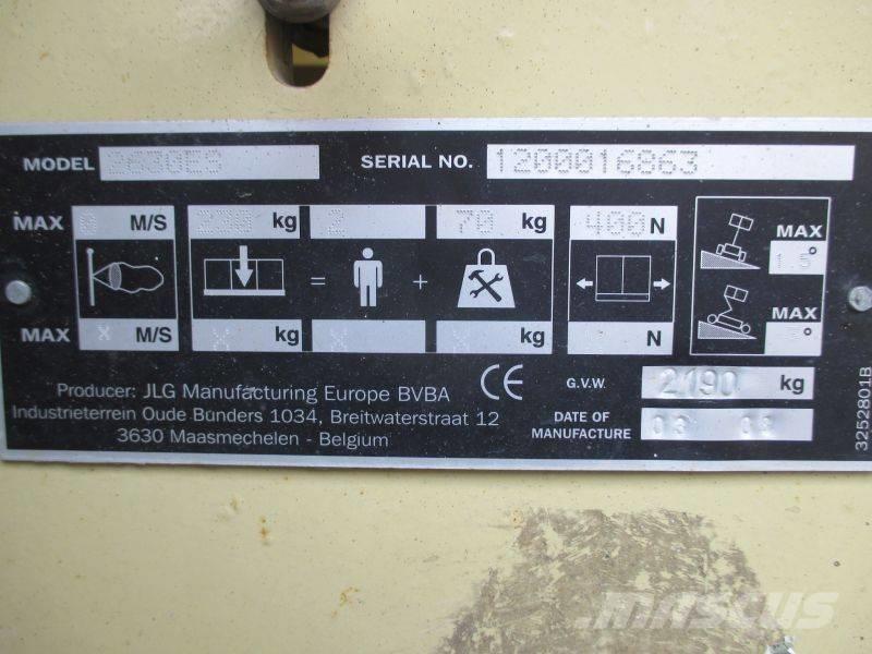 JLG 2630 ES Ножични работни платформи
