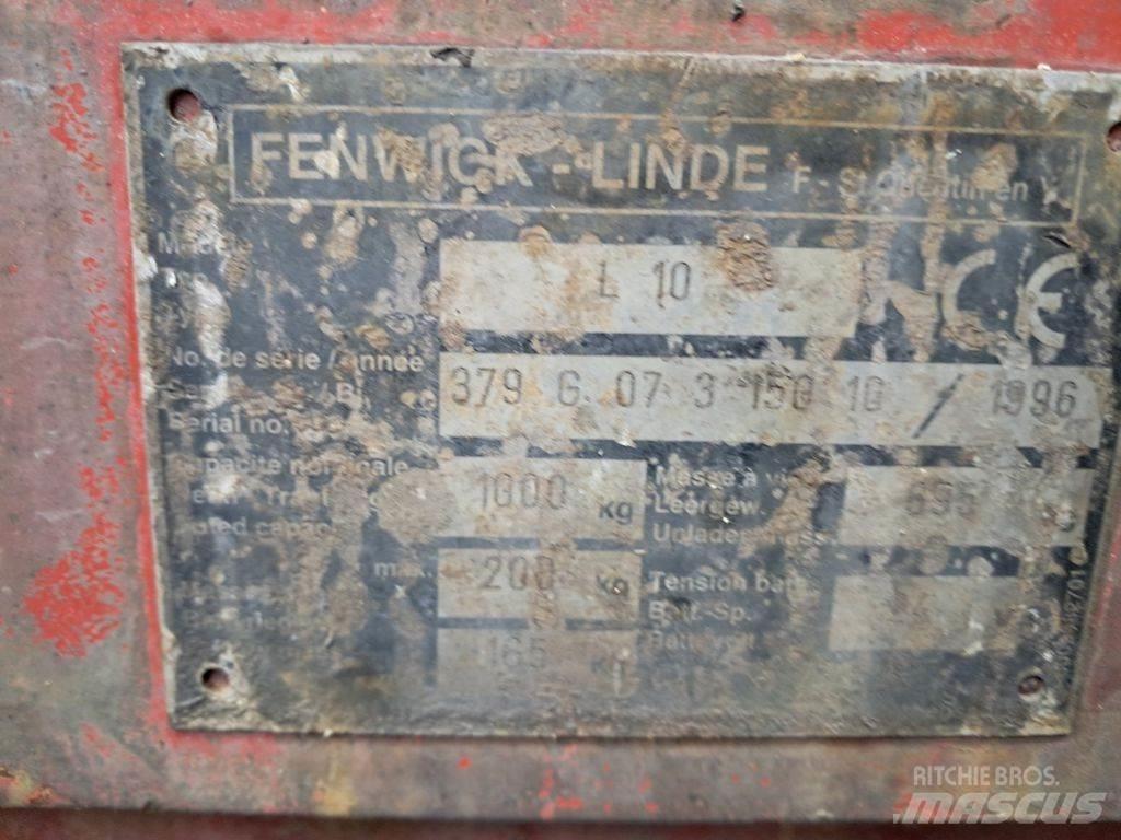 Linde L10 Колички високоповдигачи с теглич