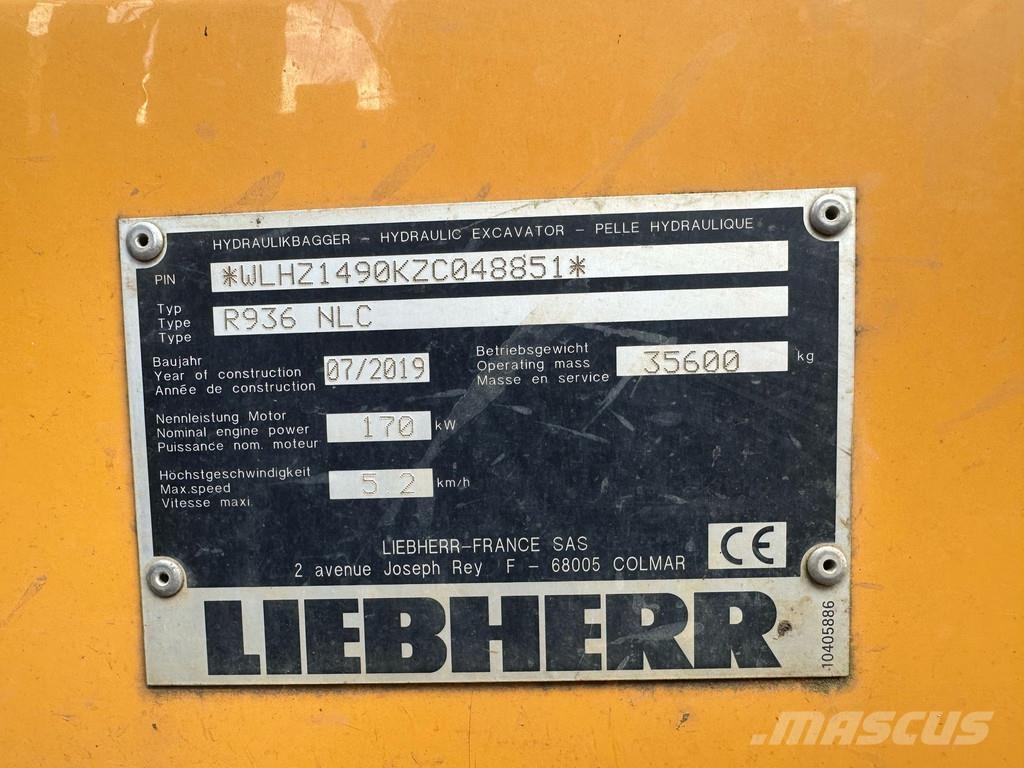 Liebherr R936 NLC Верижен екскаватор